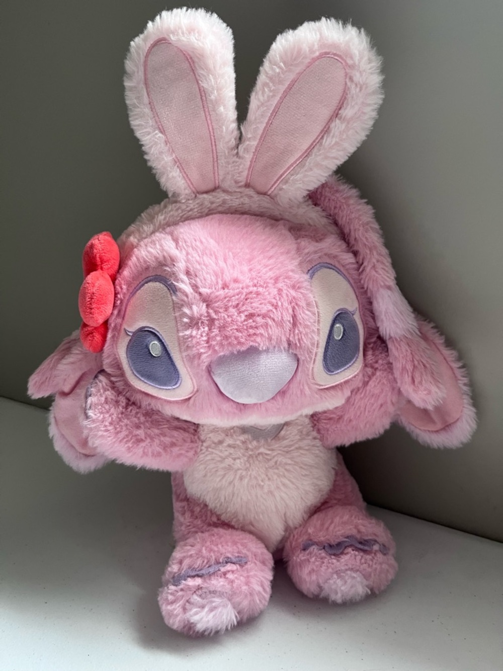 Miniso Angel Plush 11” Lilo & Stitch Disney Cute Pink Stuffed Toy